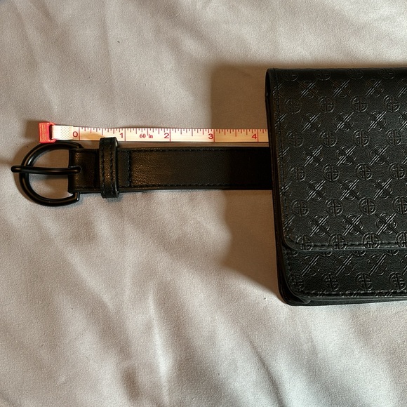 Gianni Bernini black buckle logo belt bag - Picture 5 of 8
